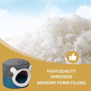 Cama para mascotas iglú 2 en 1, sofá lavable de estilo moderno para perros y gatos, patrón sólido, fieltro y gamuza para viajes al aire libre - Product Image 3