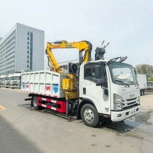 <span class=keywords><strong>Grue</strong></span> à flèche hydraulique pliante Isuzu KV600 de 6 tonnes avec grappin à briques, <span class=keywords><strong>grue</strong></span> montée sur <span class=keywords><strong>camion</strong></span> <span class=keywords><strong>benne</strong></span> 4x2 à vendre - Product Image 3