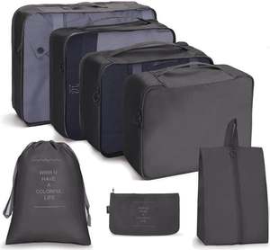 7 Set Packing <b>Cubes</b> Travel Luggage Packing Organizers - Product Image 5