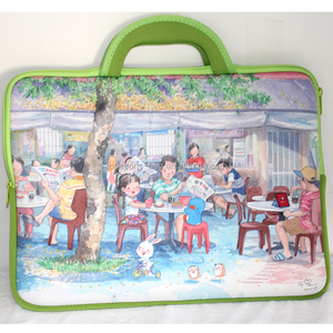 Sublimation 12.5 Inch Laptop Carrying <strong>Bag</strong> Neoprene <strong>Tablet</strong> Tote <strong>Bag</strong> for Women - Product Image 3
