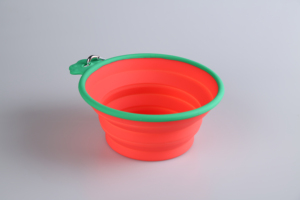 Bol pliable en silicone pour chien, personnalisé, en gros, portable, pour les voyages en plein air, pour nourrir et hydrater les animaux de compagnie, avec logo - Product Image 3