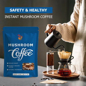 OEM ODM Café Instantáneo Orgánico en Polvo con Hongos Reishi y King Trumpet, Suplemento Dietético para el Apoyo Cognitivo y la Concentración - Product Image 3