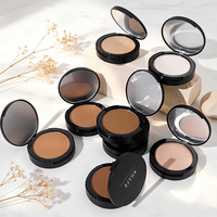 Meilleure Poudre Compacte Multi-Couleurs pour le Visage, Marque Privée OEM, Fond de Teint et Poudre pour Tous Types de Peau