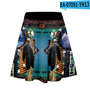 <span class=keywords><strong>Gonne</strong></span> Corte Estive Personalizzate con <span class=keywords><strong>Motivi</strong></span> Etnici Indiani per Donne 2023 - Product Image 4