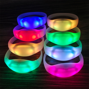 Ide produk baru 2025 menyala gelang DMX cahaya remot kontrol suara diaktifkan gelang Led - Product Image 3