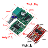 Carte d'amplificateur de puissance numérique super mini PAM8403, carte d'amplificateur de puissance miniature de classe D 2 * 3 W haute puissance 2,5-5V USB