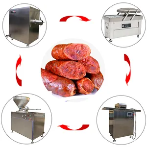 Complete German Small Scale Sausage Making Machine Production Line