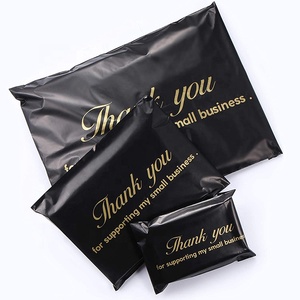 Bolsas de correo de ropa autoselladas con logotipo personalizado, bolsa de sobre de poliéster impermeable, de diseño privado, Express, color negro