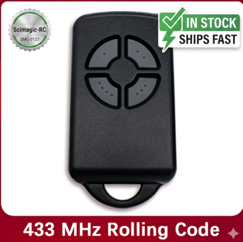 Compatible with 4335E 4330E 4332E 4333E Garage Door Opener Remote Control 433.92MHz Gate Remote Control Keychain