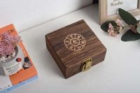 Venta al por mayor caja de madera antigua Paulownia regalo de Navidad caja de madera con tapa cajas de madera con tapa con bisagras