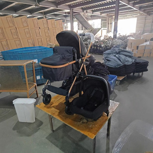 Custom Lightweight Stroller Baby Carriage Newborn Luxury Two-Way Push Baby <b>Trolley</b> Travel One Step <b>Foldable</b> Baby Stroller Pram - Product Image 3