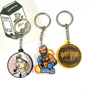Hot bán Chất lượng cao tùy chỉnh thiết kế 3D mềm PVC Keychain với logo và cao su Móc Chìa Khóa phim hoạt hình - Product Image 4