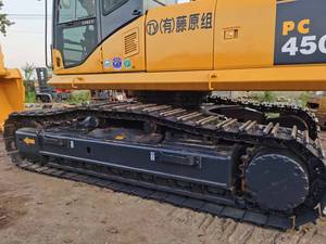 Excavatrice sur chenilles hydraulique Komatsu PC450 d'occasion de 45 tonnes à haute efficacité opérationnelle, modèles PC450-7 et PC450-8, avec pièces gratuites - Product Image 4