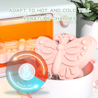 Nouvel Arrivage Usine : Moule à Gâteau en Silicone Antiadhésif Écologique Modèle Papillon, Qualité Alimentaire, Outil de Cuisson DIY, Compatible Four, pour Mousse