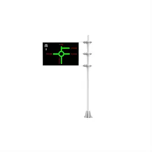 Road Variable Message Digital Display Board With Post Traffic Induced Screen Pole