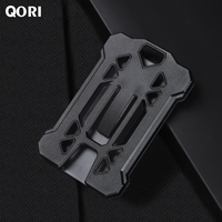Porte-cartes portable Qori modèle 8849 non étanche en acrylique PVC, accessoires toutes saisons pour la randonnée, le camping et les voyages