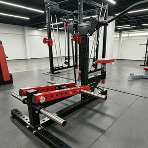 Máquina <span class=keywords><strong>de</strong></span> <span class=keywords><strong>Press</strong></span> <span class=keywords><strong>de</strong></span> Banca Ajustable en Altura, Estructura <span class=keywords><strong>de</strong></span> Acero Resistente para Entrenamiento <span class=keywords><strong>de</strong></span> Pecho y Piernas, Certificación CE, Gimnasio Comercial - Product Image 4