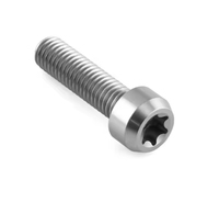 Baut Titanium bahu kotak Hex, sekrup Titanium kepala Hex standar kelas 10.9