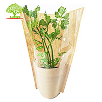 Manchon d'emballage floral en papier Kraft 30 cm, nouveau produit Portable, manches pour les fleurs et les plantes, emballage floral, couleur unie, bpp + papier kraft