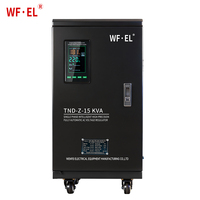 Regulador Automático de Voltaje Monofásico TND-15KVA de Cobre, 150V-220V CA, Interfaz de Pantalla Táctil, Certificado CE, Alta Eficiencia