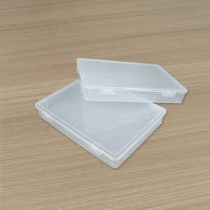 A4 Transparent <b>File</b> <b>Box</b> Rectangle 35x26x5cm Covered Document Organizer Storage Container For Birth Certificate Passport - Product Image 3