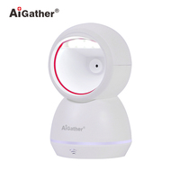 A-700 warna putih + pemindai kode batang Desktop Handfree 1D 2D pembaca kode QR untuk rumah sakit atau Kesehatan