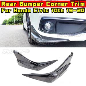 Car Front Bumper Lip Splitter Body Kit For Honda Civic Thai Edition 10th 2019-2020 Bumper <b>Protector</b> <b>Corner</b> Trim Car Accessories - Product Image 2