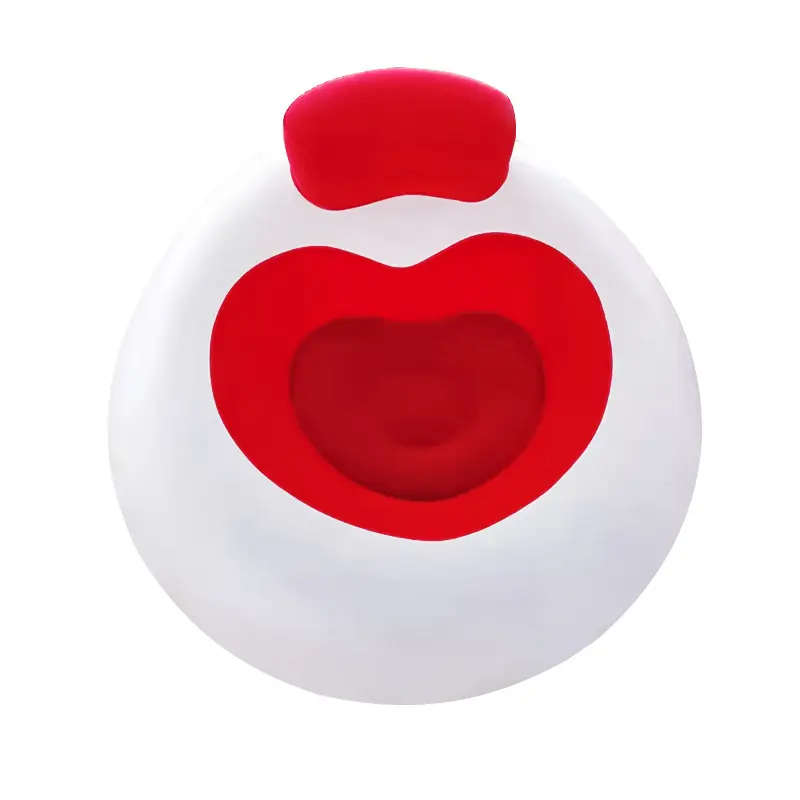 Trật Tự Thử Nghiệm Chào Mừng Sản Xuất Nhanh Heart Shape Portable Air Inflatable Góc Sofa Đối Với Người Lớn