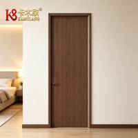 Porte intérieure en bois composite finition mate, surface anti-traces de doigts, isolation acoustique, moderne, chambre, hôtel, salle à manger, appartement