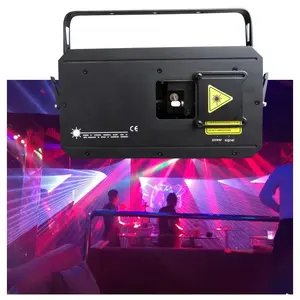 5W RGB Laser Projector Stage Animation Light 40Kpps ILDA Small Beam Full Color