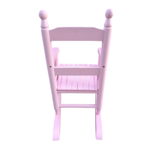 Chaise à bascule moderne en bois massif pour enfants, chaise à bascule rose écologique pour enfants, chaise à bascule durable pour tout-petits, pour une utilisation en intérieur/extérieur - Product Image 4
