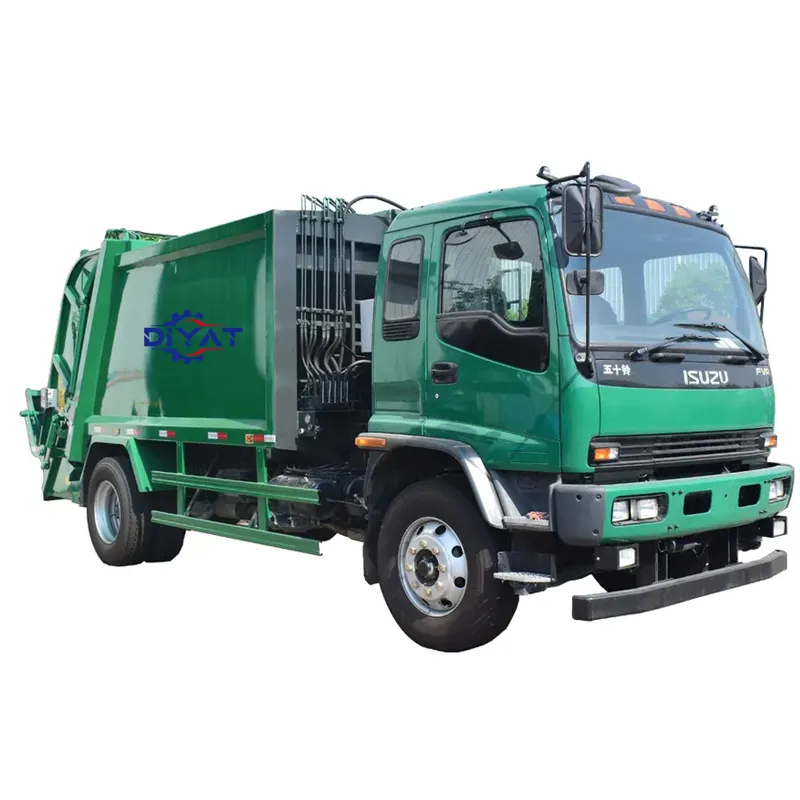 Dongfeng nén xe tải compactor Xe tải rác phong cách mới Thùng rác compactor xe tải để bán