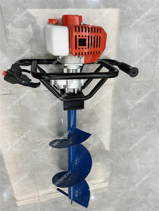 Agricultural Machinery China Wholesale High Efficiency 51.7cc Lowes <b>Post</b> <b>Hole</b> <b>Digger</b> Earth Auger 520 - Product Image 4