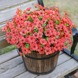 Bouquet de fleurs artificielles Laixing, eucalyptus violet en soie, pour la maison, les mariages et les décorations extérieures - Product Image 4