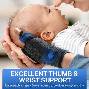 2025 New Neopren Karpal tunnel Handgelenks tütze Schienen verstauchungen Medizinische Hands tütze Daumen Handgelenks tütze Orthese <span class=keywords><strong>Arthritis</strong></span> Schmerz linderung - Product Image 5