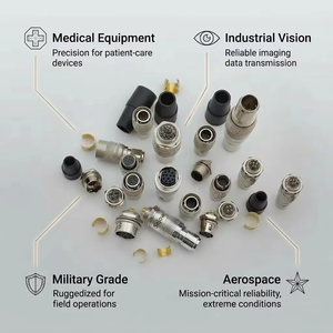 Connecteurs M5 M8 M9 M12 M16 M23 7/8 – Connecteur Métallique Étanche IP67 4-17 Broches Mâle/Femelle – Prise Aviation pour Câble de Capteur - Product Image 6