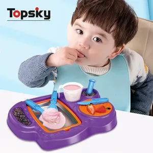 Magical homemade frozen unplugged ice cream tool kids mini fruit ice cream stir-fry machine other toys