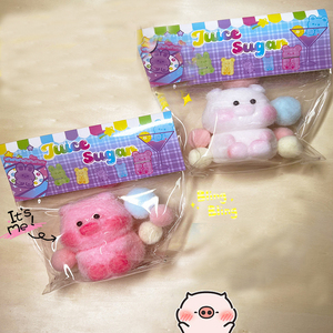 Super-Soft Piggy and Bunny <b>Squishies</b> Toy Popular Stress Relief Squeezing Toy for All-Ages for 5 to 7 Years Old - Product Image 2