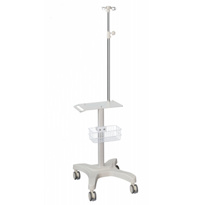 제조업체 고품질 ABS 플라스틱 + 알루미늄 합금 트롤리 (주입로드 장비 포함) 의료 트롤리 - Product Image 2