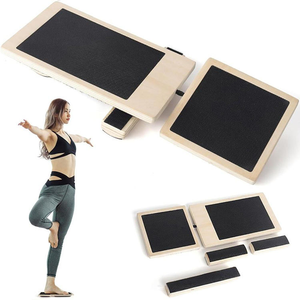 Planche d'équilibre en bois pour la cheville et le pied, correctrice de posture, soulagement de la fasciite plantaire, thérapie physique, renforceur et entraîneur musculaire - Product Image 5