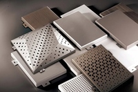 Panneaux en aluminium modernes de qualité export, conformes aux normes de construction d'Asie centrale, pour villas, hôtels, hôpitaux, ignifuges et écologiques