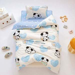 Ensemble de housse de couette pour tout-petit doux et respirant, comprend une drap et une taie d'oreiller - Product Image 2