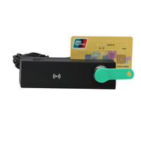Lecteur multifonctionnel POS Combo LIF, matériau ABS, lecteur RFID, lecteur d'empreintes digitales, lecteur MSR, lecteur Ibutton, lecteur NFC, interface HID-USB, 13,56 MHz