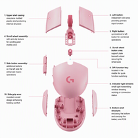 Souris sans fil USB 2,4 GHz G304X programmable à 6 boutons, ergonomique et légère (57 g) pour le gaming e-sport, idéale pour PC Gamer, avec batterie intégrée