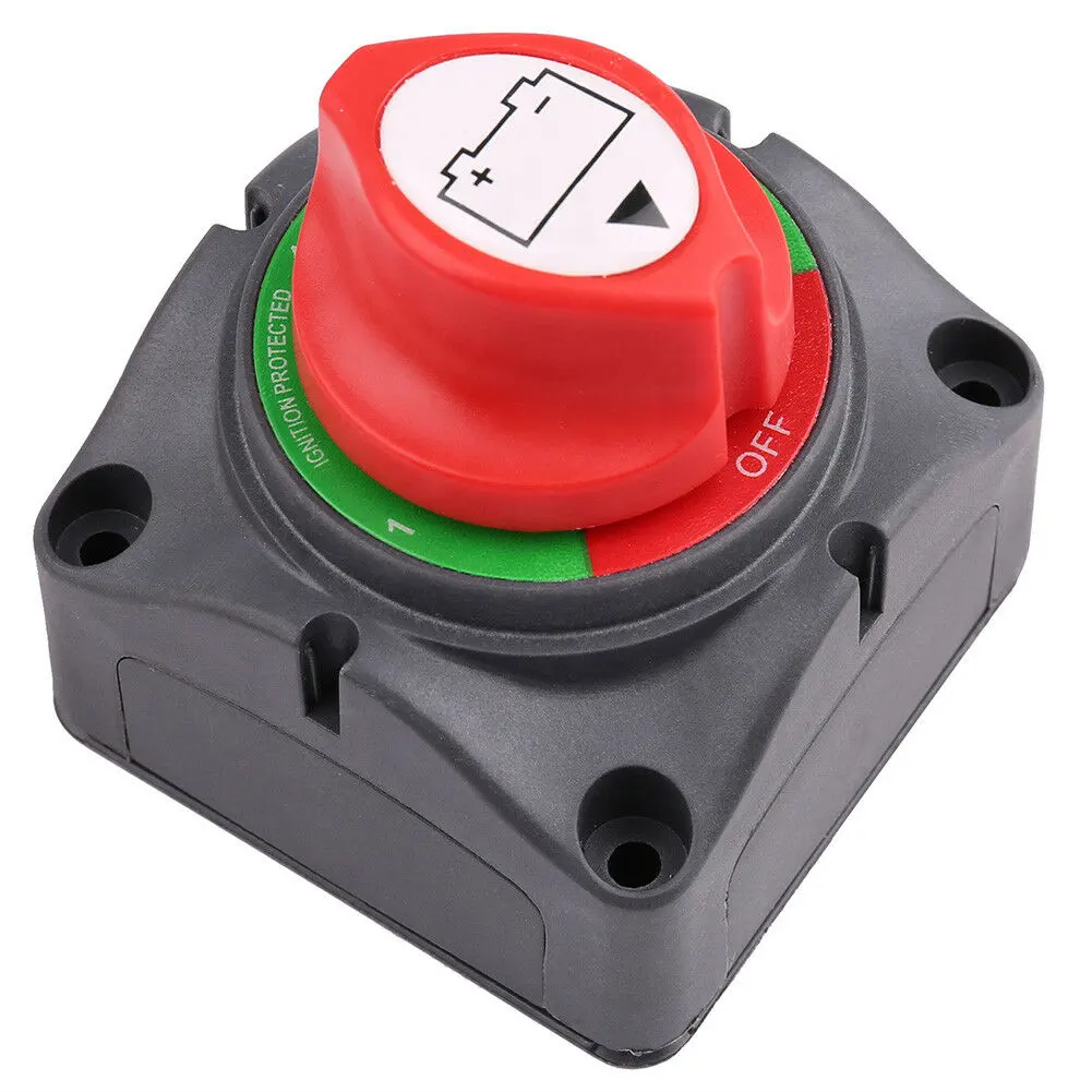 Anshun Battery Isolator Switch Cut Off Disconnect Power Control Knob for Marine Boat