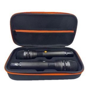 JBL <b>Wireless</b> Dual <b>Microphone</b> Storage Bag Black EVA Case Waterproof Outdoor Travel Handheld Mic Holder With Interior Compartment - Product Image 5