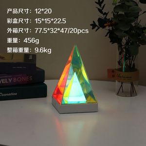 Regalo del Día <span class=keywords><strong>de</strong></span> San Valentín, luz <span class=keywords><strong>de</strong></span> noche LED creativa, conos, <span class=keywords><strong>Cubo</strong></span> <span class=keywords><strong>de</strong></span> <span class=keywords><strong>Rubik</strong></span>, decoración <span class=keywords><strong>de</strong></span> mesa, lámpara, decoración <span class=keywords><strong>de</strong></span> sala <span class=keywords><strong>de</strong></span> juegos, luz <span class=keywords><strong>de</strong></span> noche led - Product Image 3