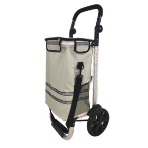 Conception personnalisée <span class=keywords><strong>Chariot</strong></span> à provisions de grande capacité en aluminium durable pour sac isolé, léger, <span class=keywords><strong>pliable</strong></span>, étanche, pour supermarché - Product Image 5
