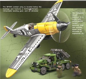 Chasseur <span class=keywords><strong>militaire</strong></span> BF-109 avion de chasse US <span class=keywords><strong>Jeep</strong></span> Warplane Blackbird Air Force bloc de construction ensemble construction <span class=keywords><strong>militaire</strong></span> jouets cadeaux - Product Image 3