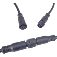 Connecteurs M12 2-5 Cœurs Multi-Cœurs Mâle-Femelle Étanche pour Câble d'Éclairage LED, Tube de Garde-Corps 3 4 5 6 8 de Haute Qualité